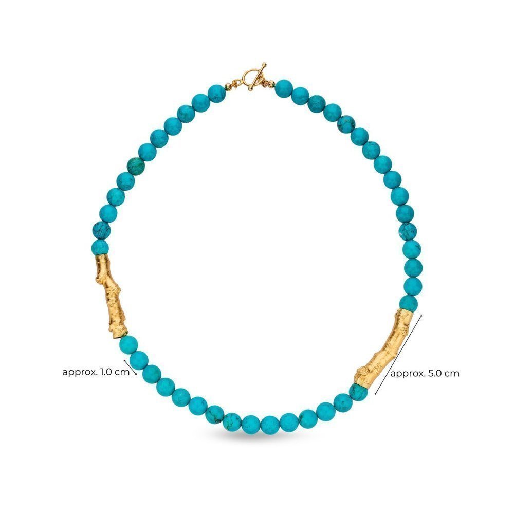 Amelia Necklace geometric,  24K Gold plated  