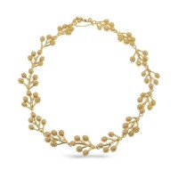 Myrtis Necklace statement,  24K Gold vermeil on sterling silver  