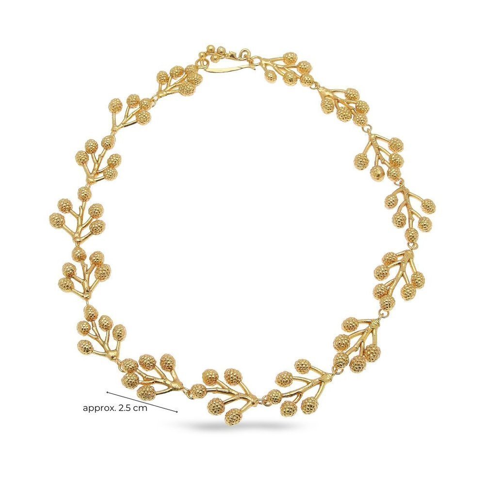 Myrtis Necklace statement,  24K Gold vermeil on sterling silver  
