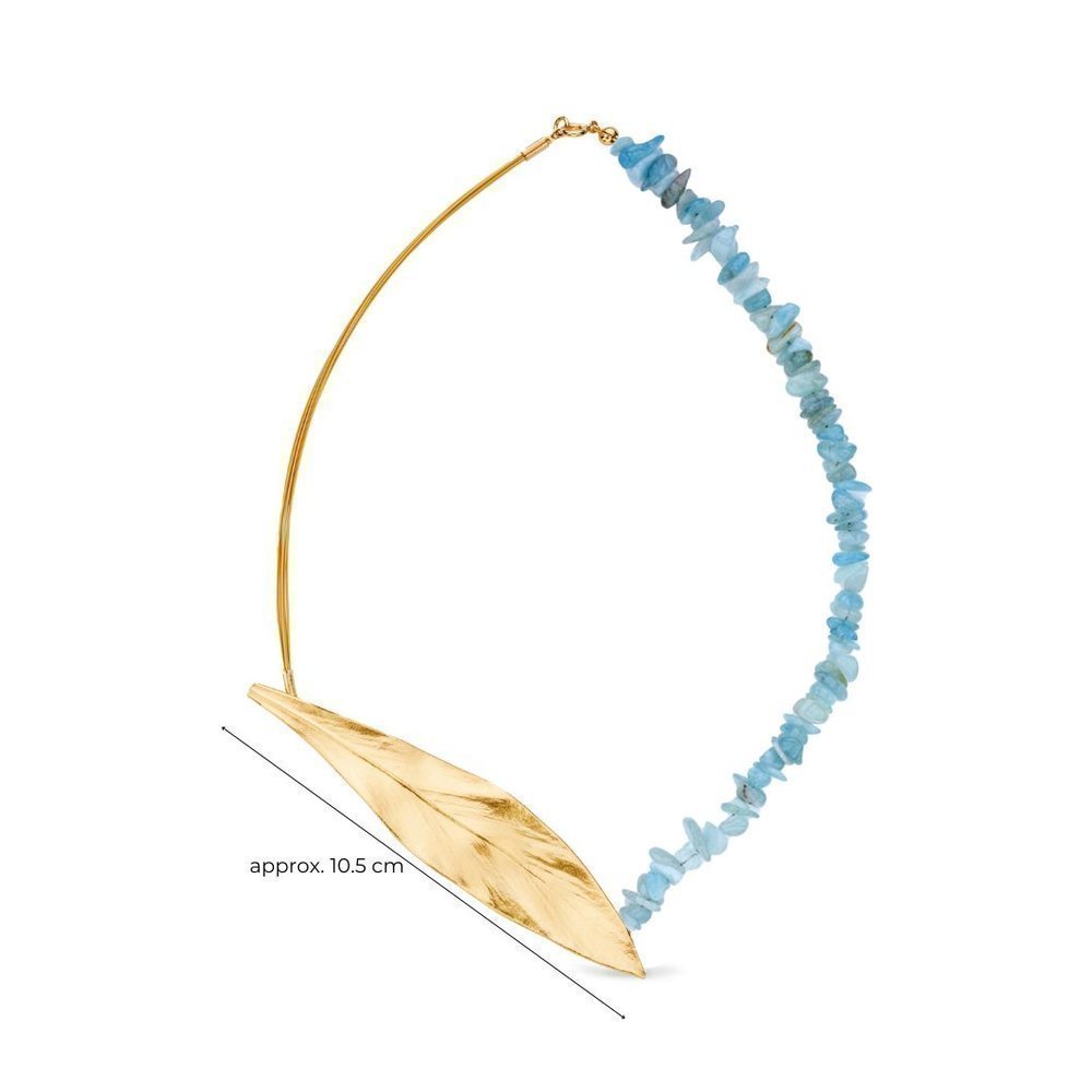 Bliss Necklace statement, steelwire, 24K Gold vermeil on sterling silver  