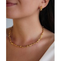 Berenice Necklace  layer, 24K Gold vermeil on sterling silver  