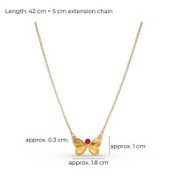 Pnoe Trefoil Necklace mini layer,  24K Gold vermeil on sterling silver  