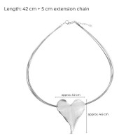 Emotions Ivy Necklace statement, steelwire, Sterling silver  