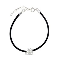 Eva Ivy Bracelet mini leather, Sterling silver  