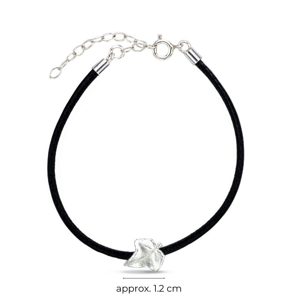 Eva Ivy Bracelet mini leather, Sterling silver  