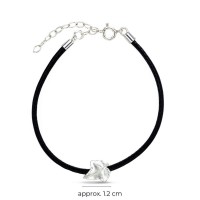Eva Ivy Bracelet mini leather, Sterling silver  
