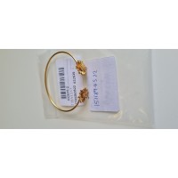 Daisy Field Daisy Bracelet  with flexible wire, 24K Gold vermeil on sterling silver  