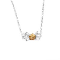 Aelia Daisy Bracelet   24K Gold and sterling silver  