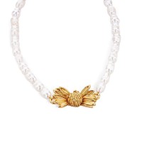 Aelia Daisy Bracelet   24K Gold vermeil on sterling silver  