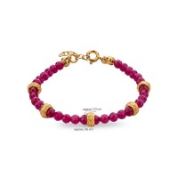 Amelia Bracelet geometric,  24K Gold vermeil on sterling silver  