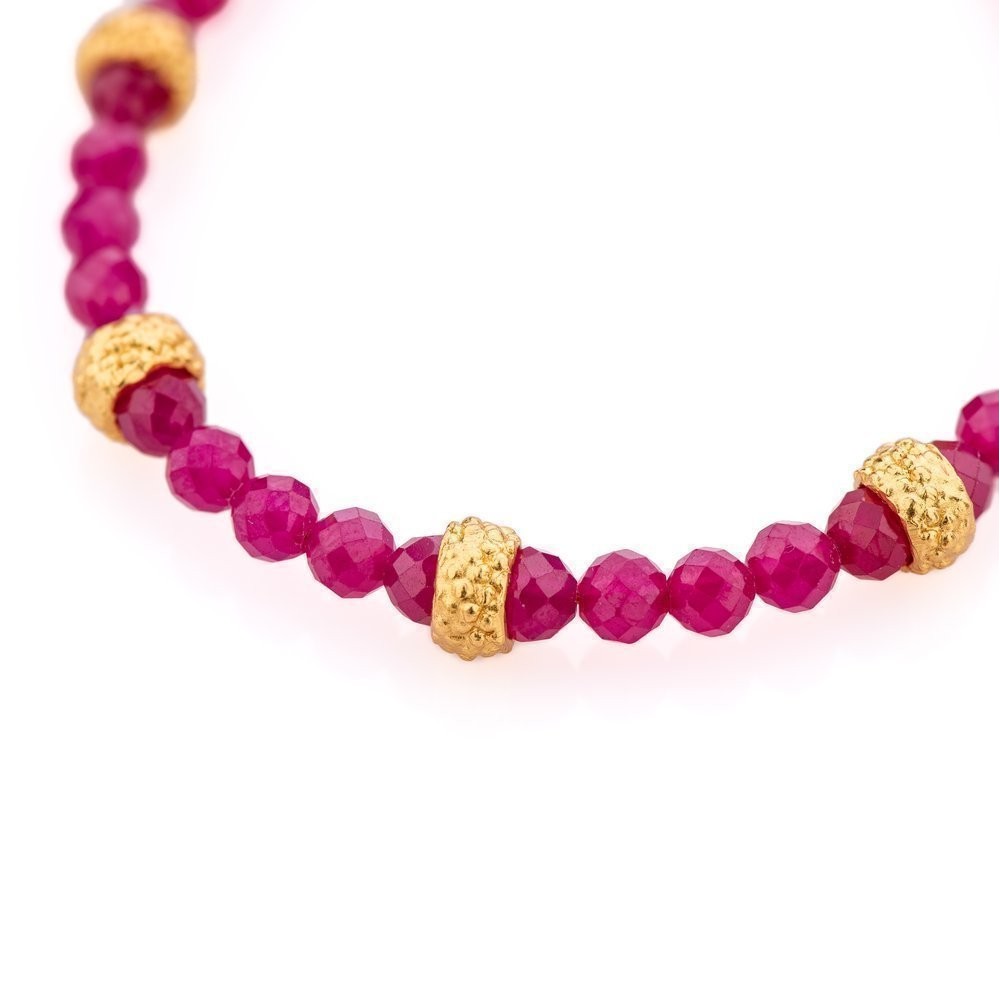 Amelia Bracelet geometric,  24K Gold vermeil on sterling silver  