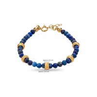 Amelia Bracelet geometric,  24K Gold vermeil on sterling silver  