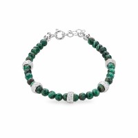 Amelia Bracelet geometric,  Sterling silver  