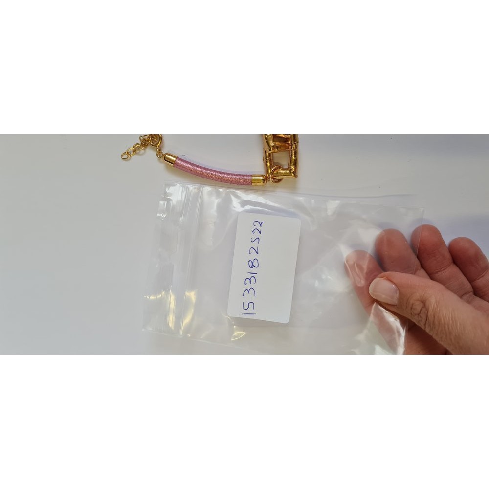 Alke Bracelet geometric, statement, leather, 24K Gold vermeil on sterling silver  