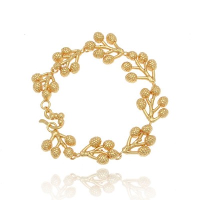 Myrtis Bracelet statement,   24K Gold vermeil on sterling silver   Myrtis Bracelet statement,   24K Gold vermeil on sterling silver