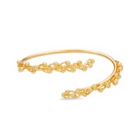 Mimosa Bracelet statement, with flexible wire, 24K Gold vermeil on sterling silver  