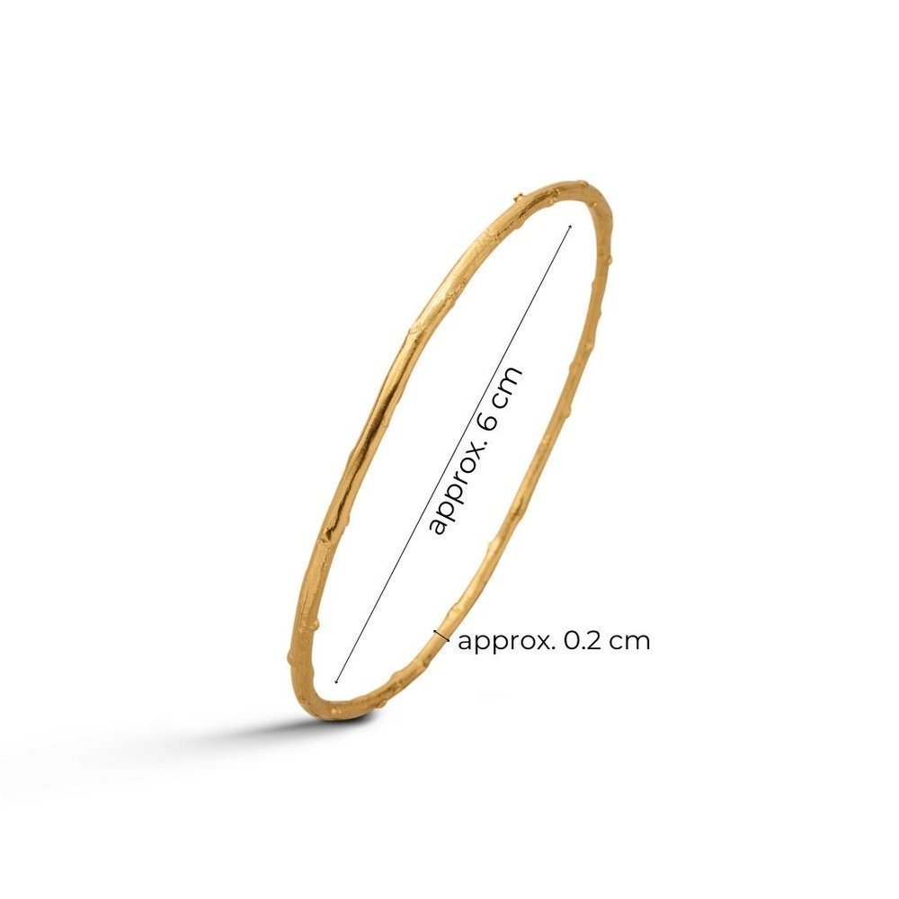 Erato Bracelet geometric, bangle, 24K Gold vermeil on sterling silver  