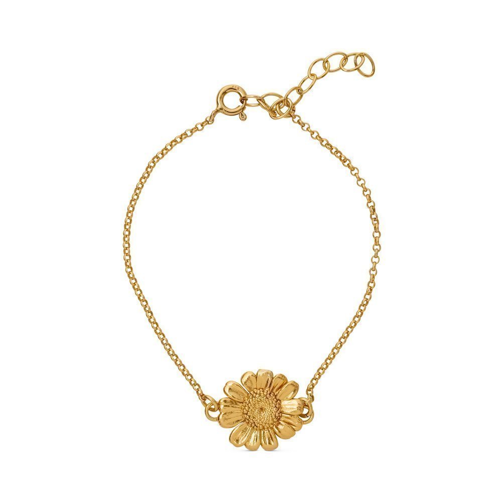 Ismini Daisy Bracelet   24K Gold vermeil on sterling silver  