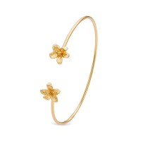 Persephone Bracelet mini with flexible wire, 24K Gold vermeil on sterling silver  