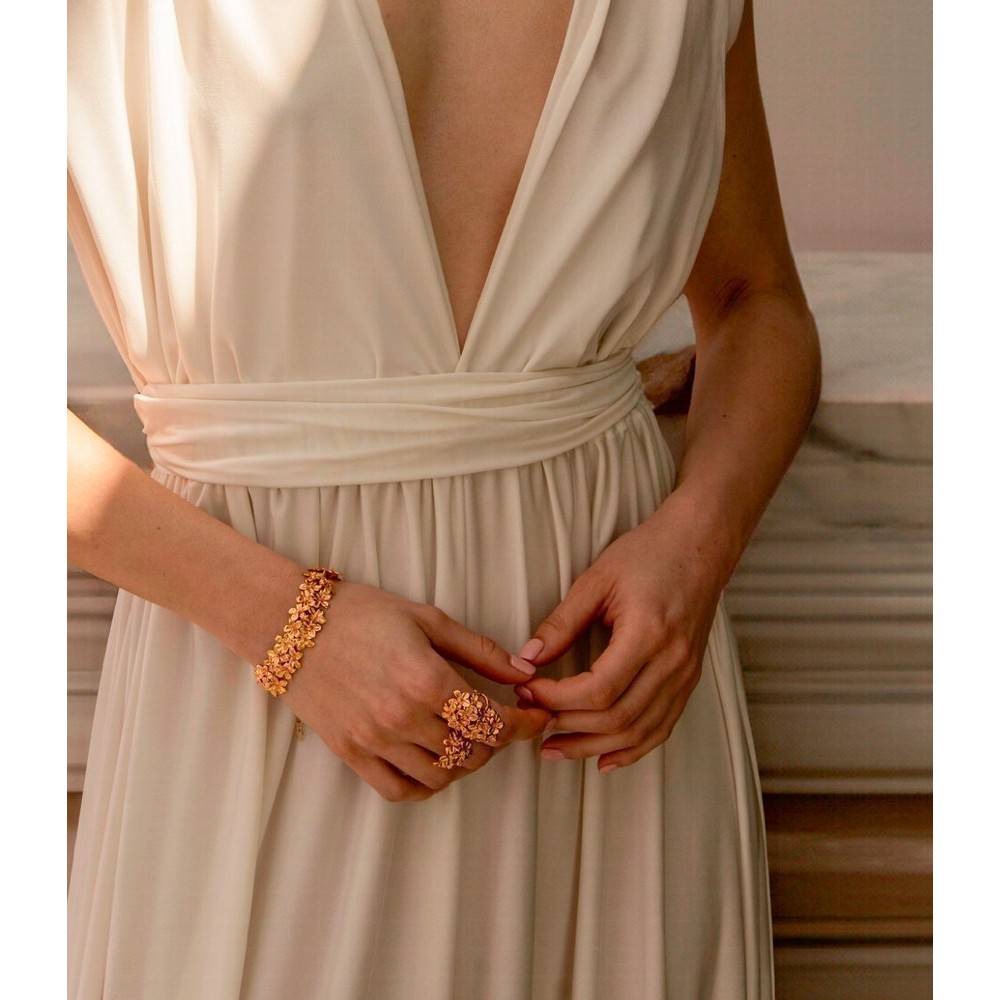 Persephone Bracelet statement,  24K Gold vermeil on sterling silver  