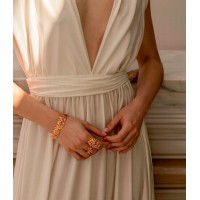 Persephone Bracelet statement,  24K Gold vermeil on sterling silver  