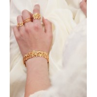 Persephone Bracelet statement,  24K Gold vermeil on sterling silver  