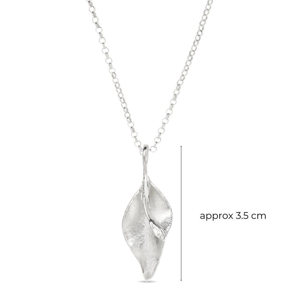 Tinos Jasmine Pendant  layer, with detachable motif, Sterling silver  