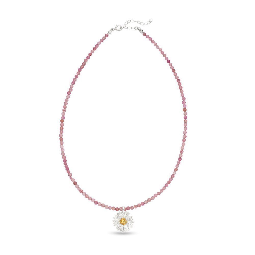 Daisy Field Daisy Pendant  layer, 24K Gold and sterling silver  