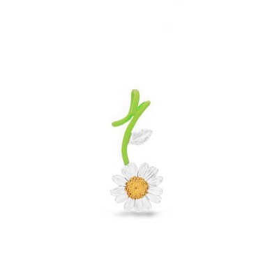 Margia Daisy Pendant   24K Gold and sterling silver  