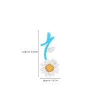 Margia Daisy Pendant   24K Gold and sterling silver  