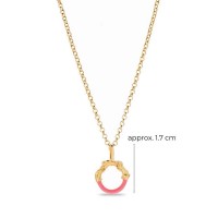 Helios Pendant mini layer, with detachable motif, 24K Gold vermeil on sterling silver White Coral 