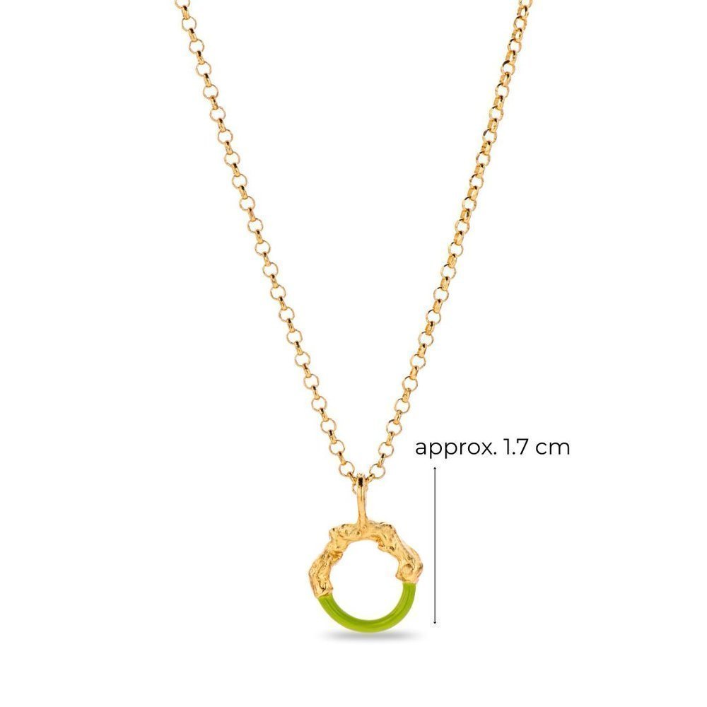Helios Pendant mini layer, with detachable motif, 24K Gold vermeil on sterling silver White Coral 