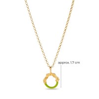 Helios Pendant mini layer, with detachable motif, 24K Gold vermeil on sterling silver White Coral 