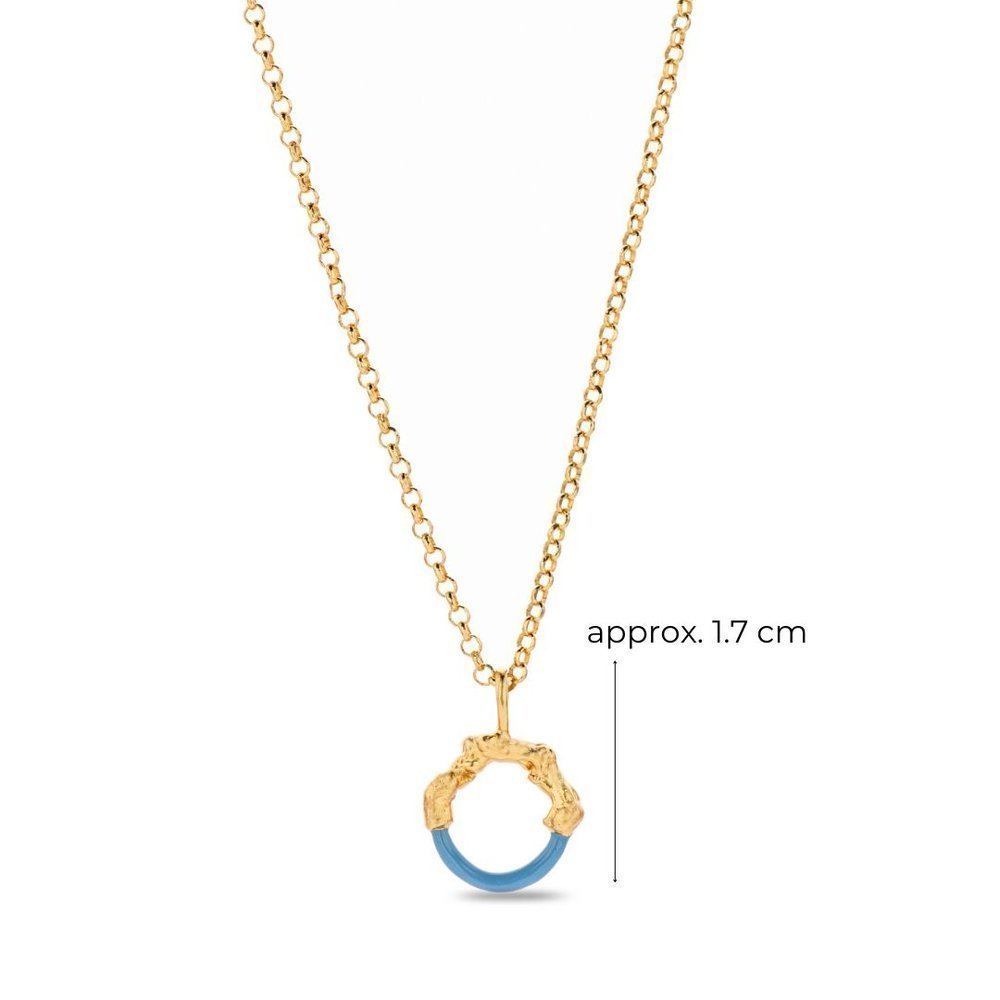 Helios Pendant mini layer, with detachable motif, 24K Gold vermeil on sterling silver White Coral 