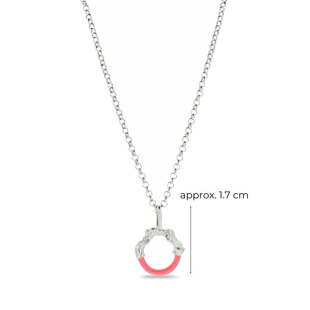 Helios Pendant mini layer, with detachable motif, Sterling silver  