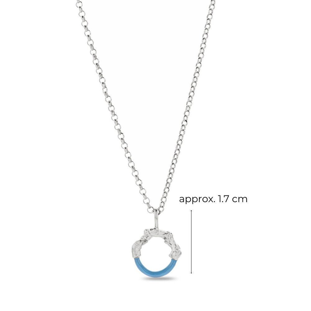 Helios Pendant mini layer, with detachable motif, Sterling silver  