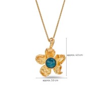 Kerasia Pendant statement,  24K Gold vermeil on sterling silver  