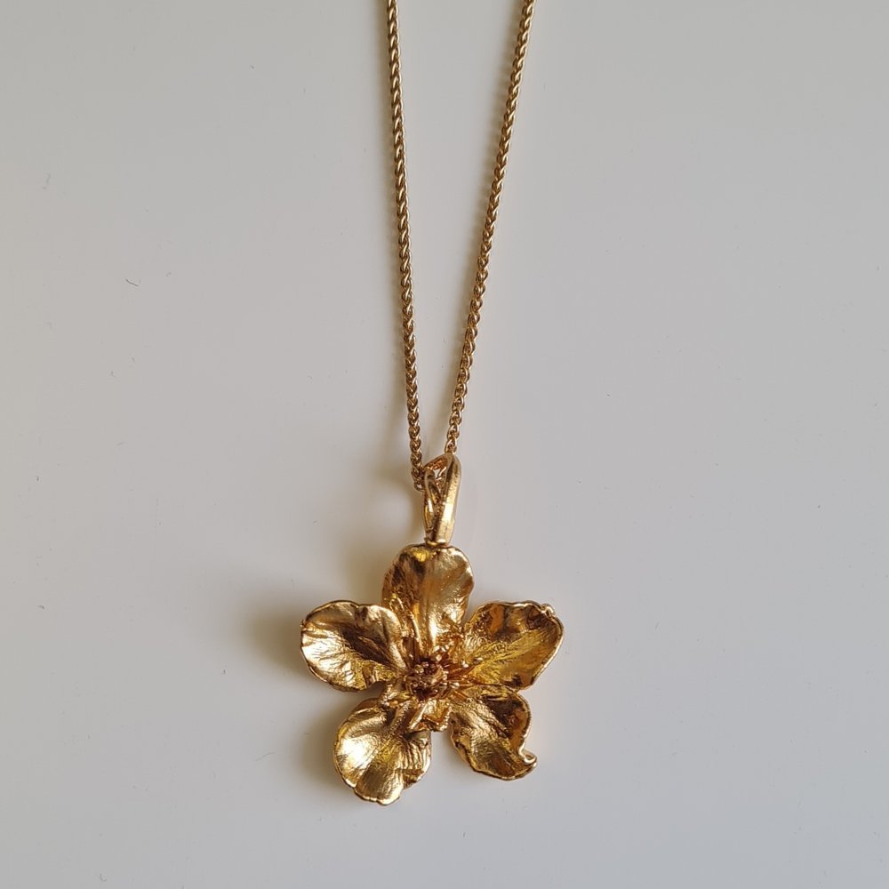 Pendant   24K Gold vermeil on sterling silver  