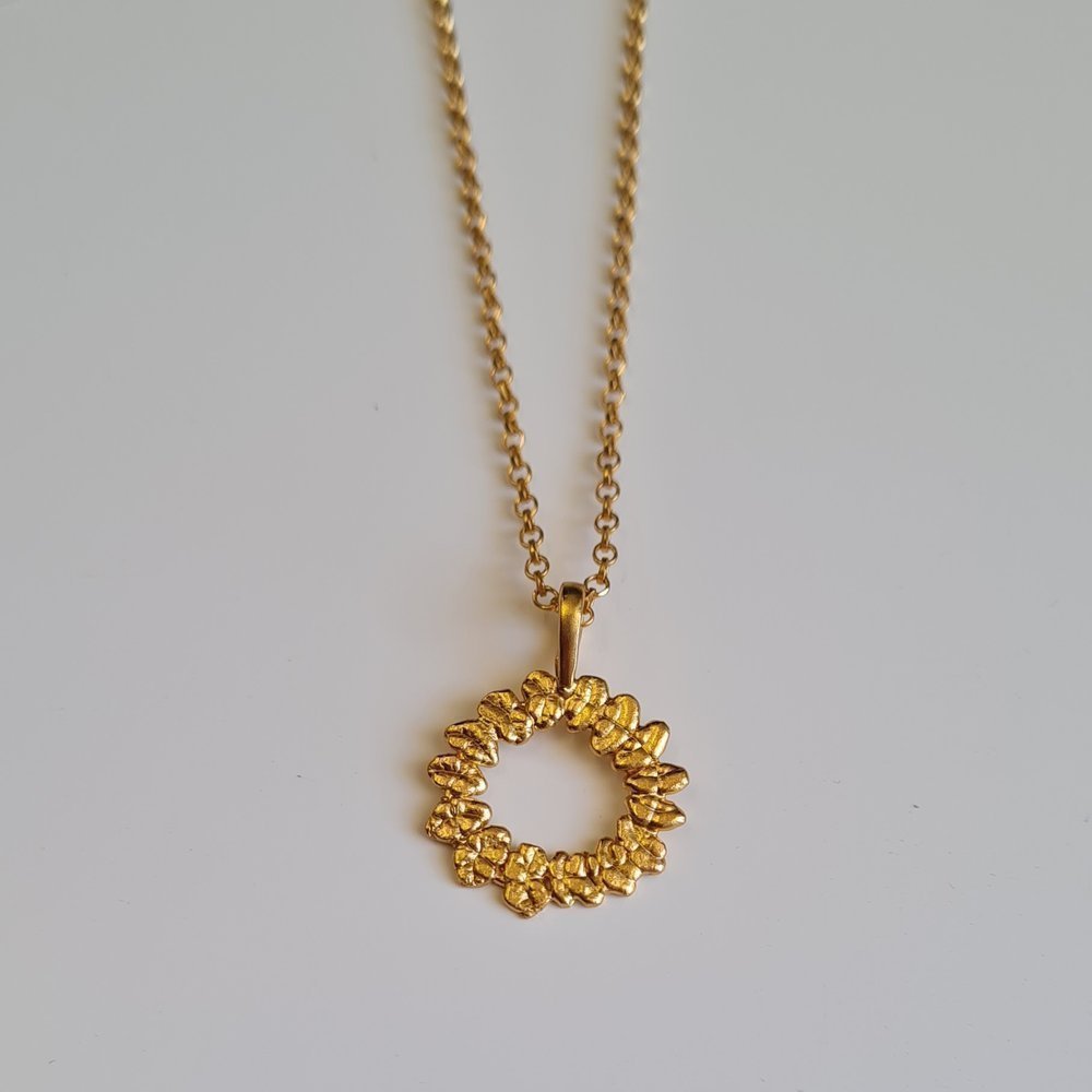 Pendant   24K Gold vermeil on sterling silver  