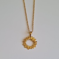 Pendant   24K Gold vermeil on sterling silver  
