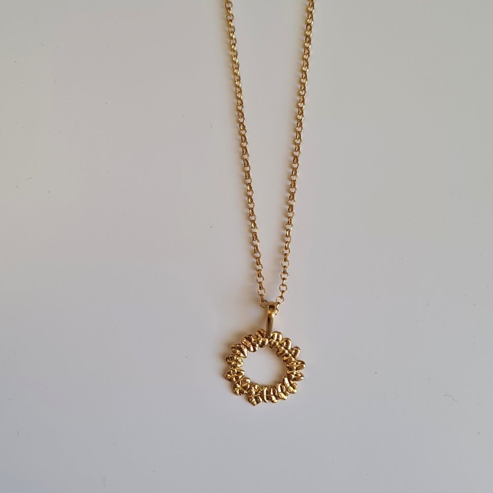 Pendant   24K Gold vermeil on sterling silver  