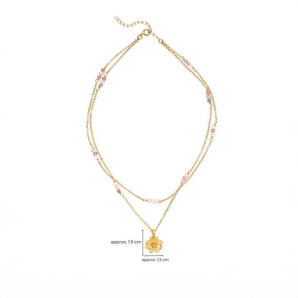 Daisy Pendant   24K Gold vermeil on sterling silver  