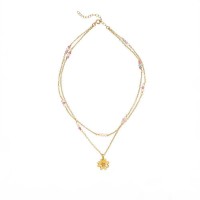 Daisy Pendant   24K Gold vermeil on sterling silver  