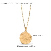 Moonlight Pendant statement, with detachable motif, 24K Gold vermeil on sterling silver  