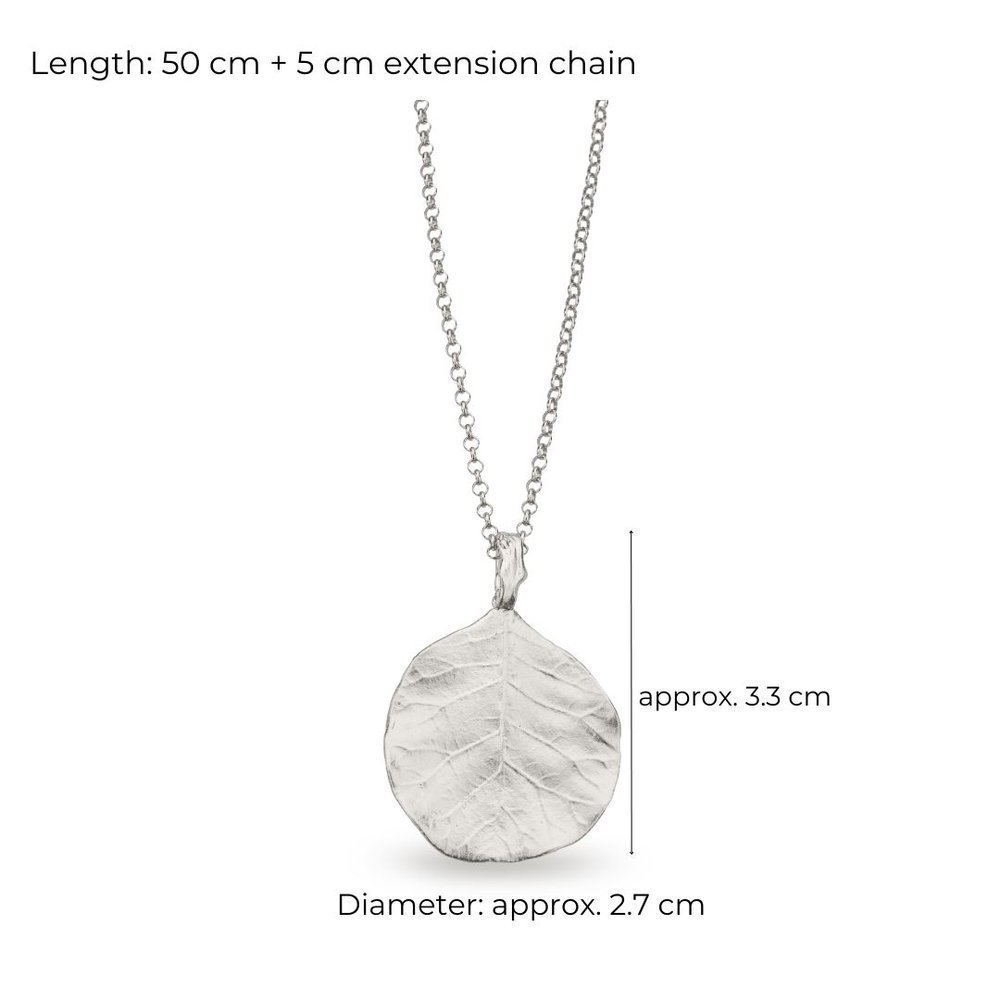 Moonlight Pendant statement, with detachable motif, Sterling silver  