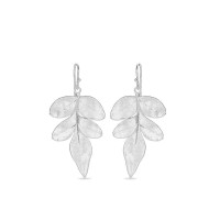 Memories Jasmine Earrings statement, drops & dangles, with hooks, Sterling silver  