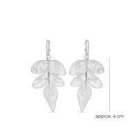 Memories Jasmine Earrings statement, drops & dangles, with hooks, Sterling silver  