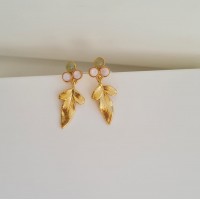 Callidora Jasmine Earrings mini drops & dangles, 24K Gold vermeil on sterling silver  