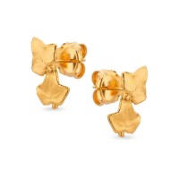 Eva Ivy Earrings  climbers, 24K Gold vermeil on sterling silver  