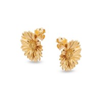 Daisy Field Daisy Earrings statement, statement studs, studs, 24K Gold vermeil on sterling silver  